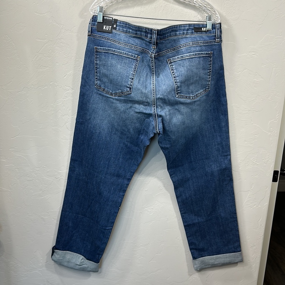Kut from the Kloth Blue Boyfriend Jeans - Picture 8 of 15